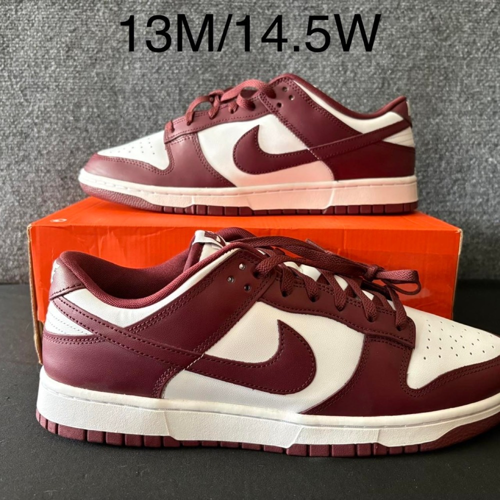 Nike Dunk Low Retro "Redwood" 13M Brand New OG Box Missing Lid DV0833-115
